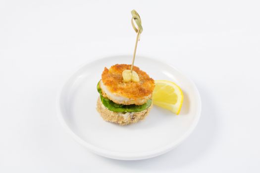 Schnitzelherzchen-Canape